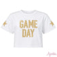 KIDS Shimmer Applique Game Day Tee