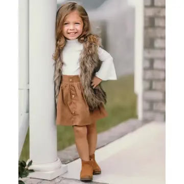 Kids corduroy skirt