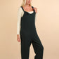 Forest Green Ribbed Jumpsuit