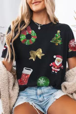 Sequin Christmas T-Shirt