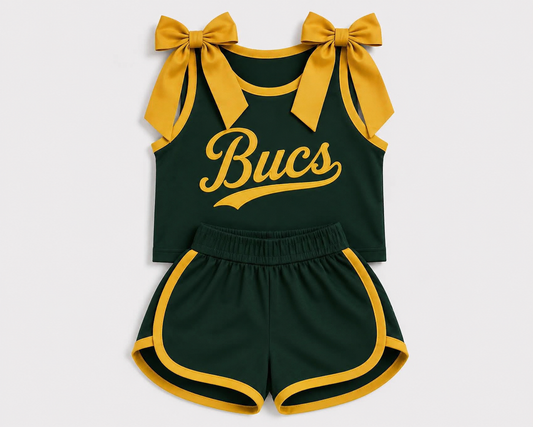 KIDS- Bow tank and shorts set