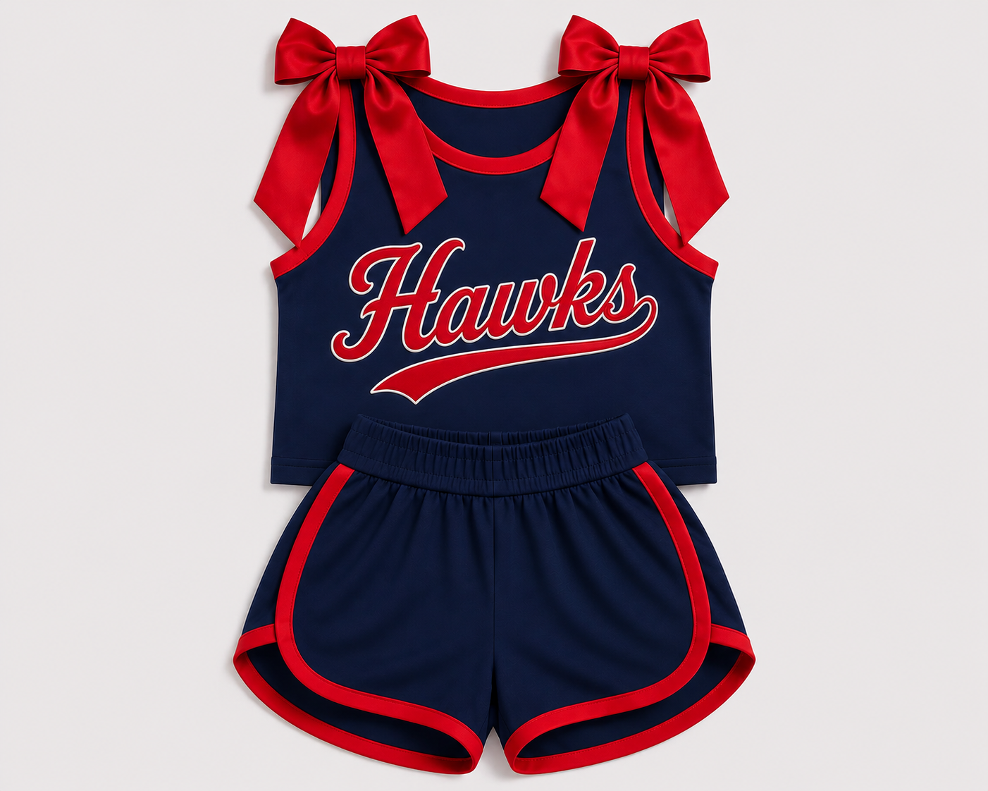 KIDS- Bow tank and shorts set