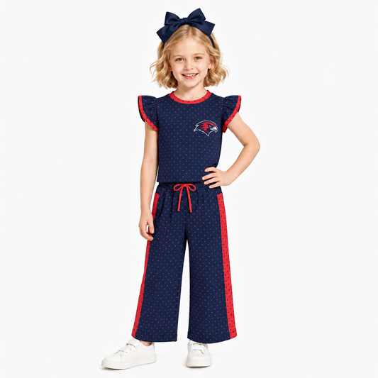 KIDS- Polka dot spirit set HAWKS