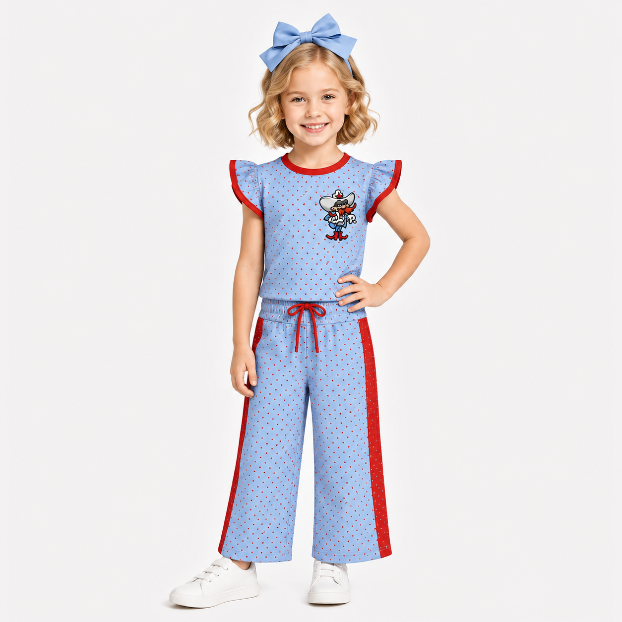 KIDS- Polka dot spirit set RAIDERS