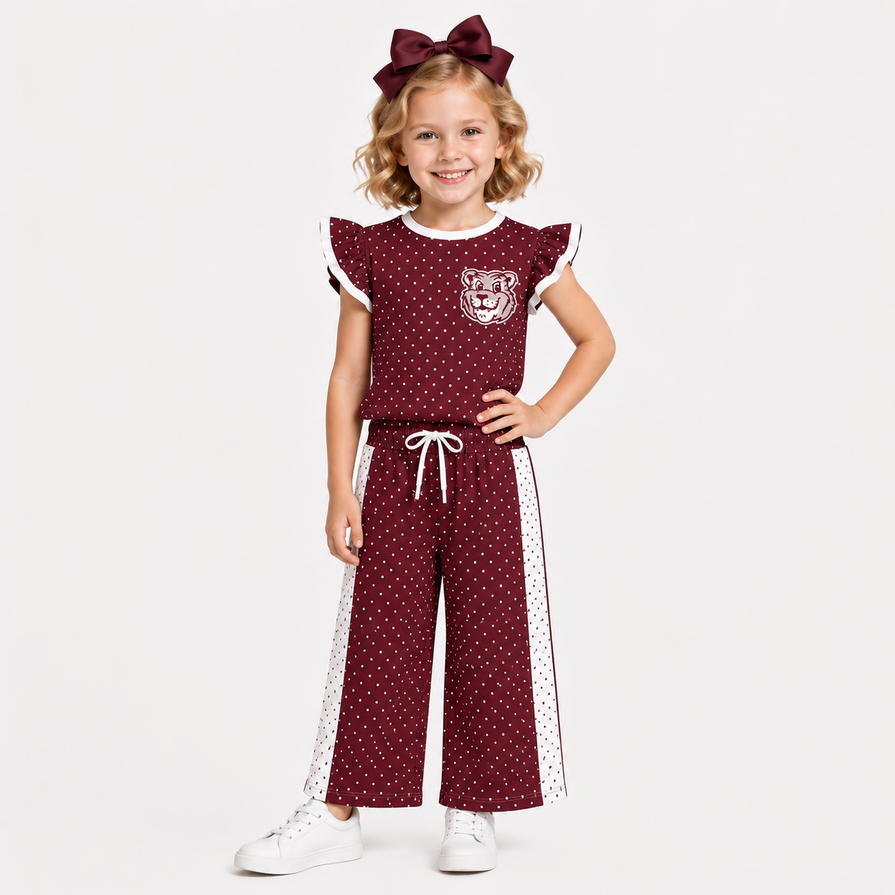 KIDS- Polka dot spirit set TIGERS