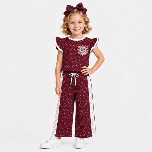 KIDS- Polka dot spirit set TIGERS