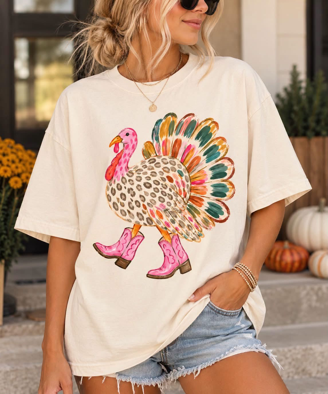 Turkey Cowgirl Shirt