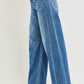 Slouchy Barrel Double Waistband Detail Jeans
