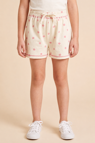 GIRLS PINK POLKA DOT SET