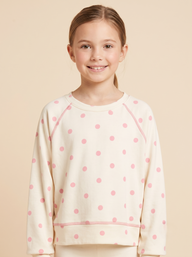 GIRLS PINK POLKA DOT SET