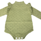 KIDS Turtleneck Pointelle Knit Bubble