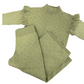 KIDS Turtleneck Pointelle Knit Sweater Set