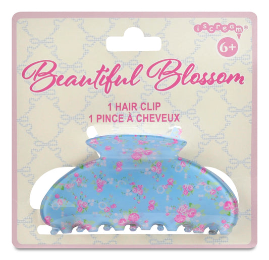 KIDS- Beautiful Blossom Blue Hair Clip
