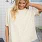 WASHED EXPOSED SEAM RELAXED T-SHIRT