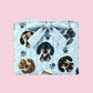 Walk By Faith Bible Cover Bow-tie Drawstring Bag