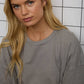 WASHED EXPOSED SEAM RELAXED T-SHIRT