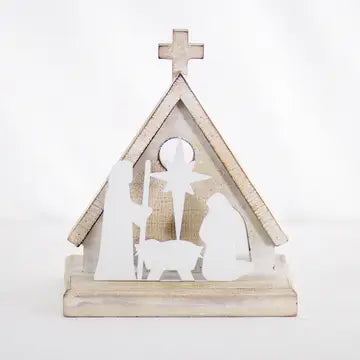 Bethlehem Nativity Antique White
