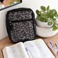 Bible Cover – Faith First Floral – Black/Grey