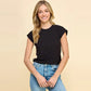 Basic Solid Ribbed Top