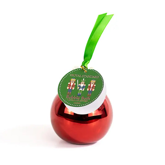 Nutcracker March Bubble Bath Ornament Vanilla Scented