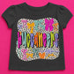 KIDS- colorful bow team shirt BUCS