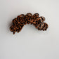 SCALLOPED HAIR CLIP | LEOPARD