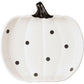Black & White Dot Pumpkins Plate Set