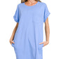 Premium Cotton T-shirts Dress With Pockets