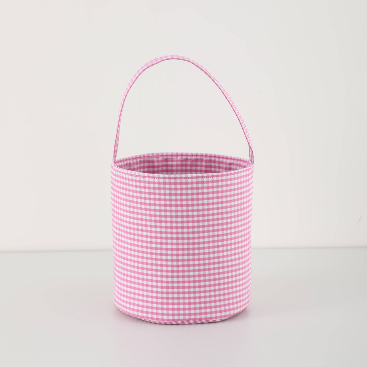 Gingham/Seersucker Bucket Bag