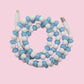 Beaded Data Cable 2 in 1 type-c to ip15