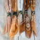 Terracotta Hues Hand Dyed Bandanas  (slides sold separately)