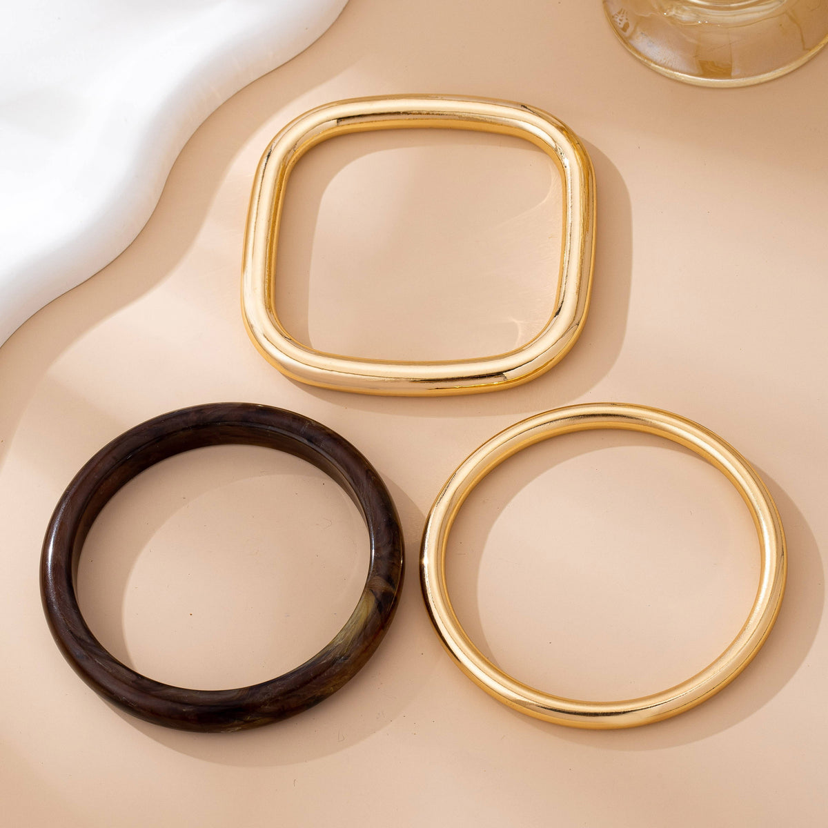 Tort & Gold Bangle Trio Bangle Set | 80B1586