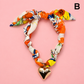 HANDMADE PRINTED SCARF NECKLACE | 80N91790