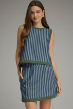 Striped Lounge Skort Set