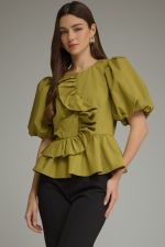 Puff Ruffle Top