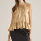 Golden Girl Halter Top