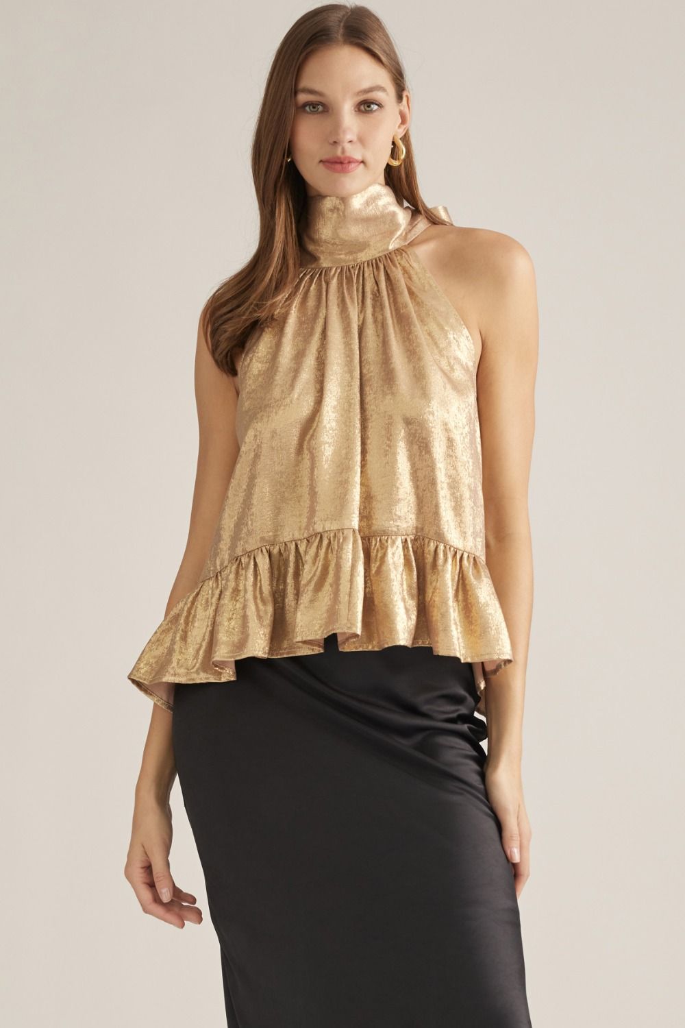 Golden Girl Halter Top