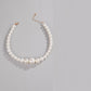 GRADUATED CLASSIC PUFFY PEARL NECKLACE