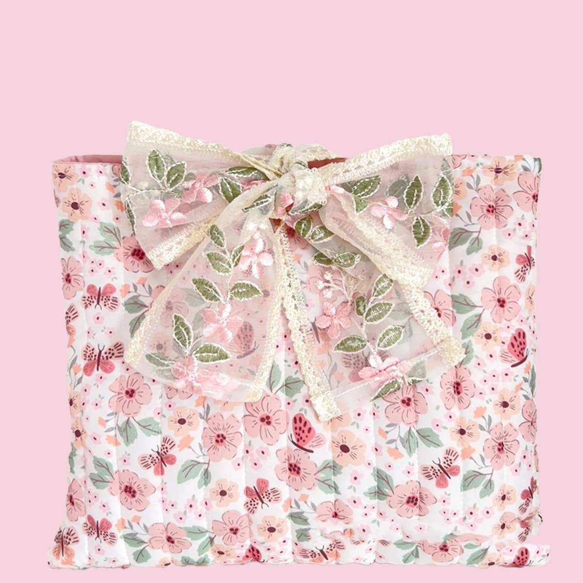 Walk By Faith Bible Cover Bow-tie Drawstring Bag