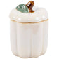Tall White Pumpkin Treat Jar