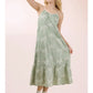Embroidered Summer Boho Midi Dress