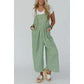 Gingham Wide Leg Overalls