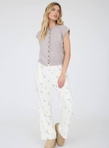 Raw Edge Sleeveless Lightweight Cardigan