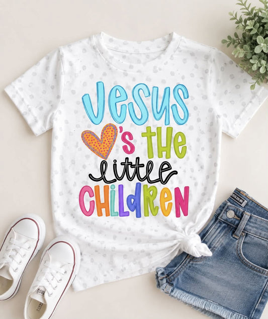 KIDS- Jesus loves the little children tee
