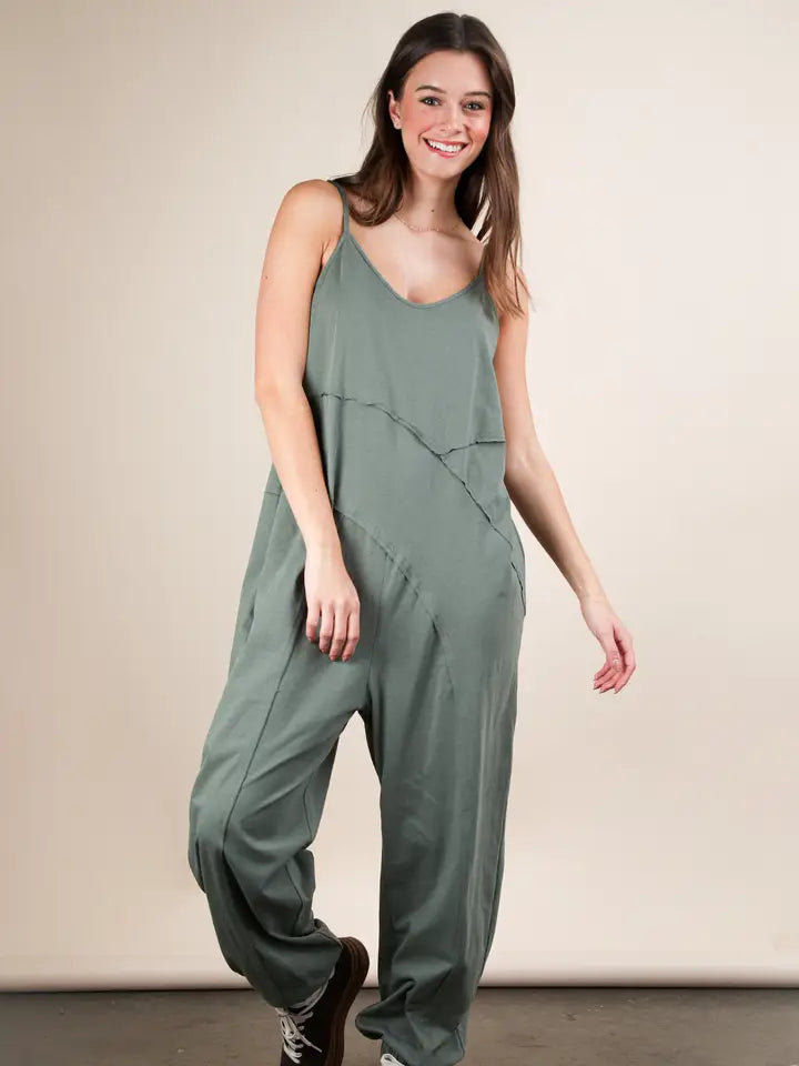 Laid-Back Linen Overalls