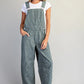Striped Adjustable Strap Jumpsuit