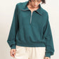 Scuba Quarter Zip Shorts Set