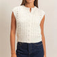 Knit Button Sweater Vest