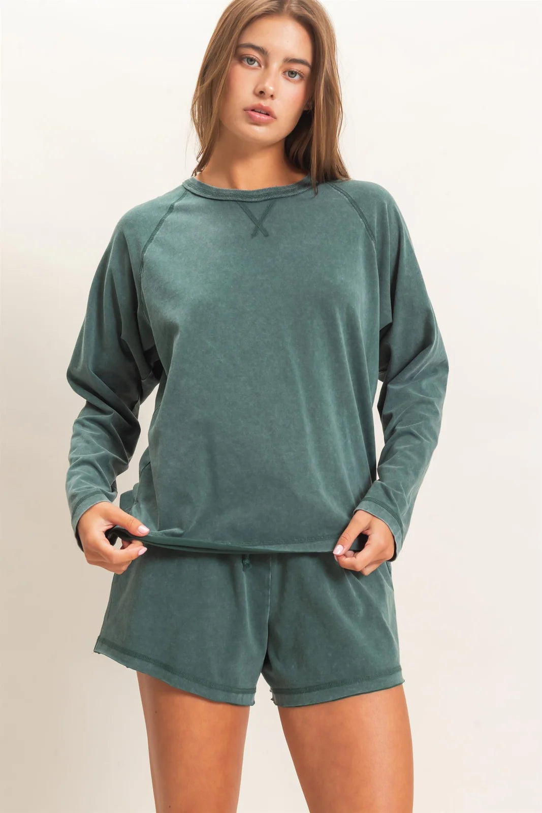 Mineral Wash Raw Edge Set