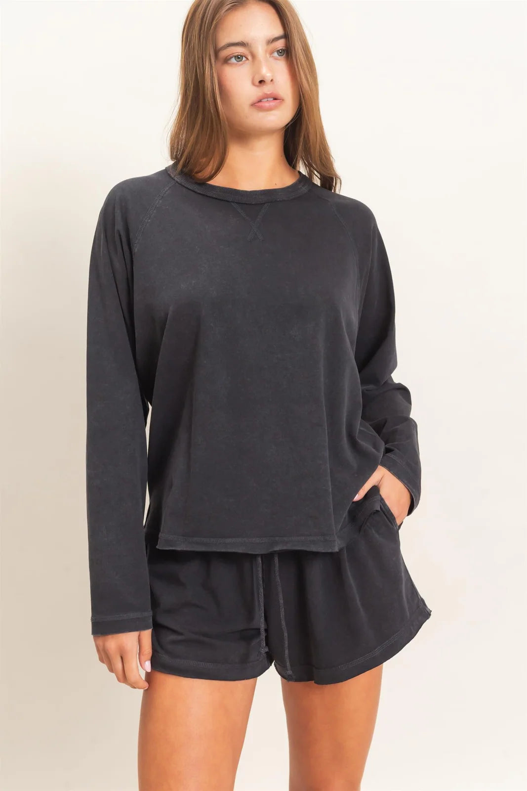 Mineral Wash Raw Edge Set